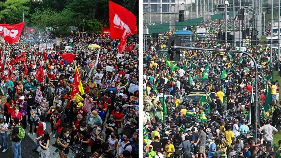 Em um país com 147.9 milhões de eleitores manifestação de militantes nas ruas não garante eleição